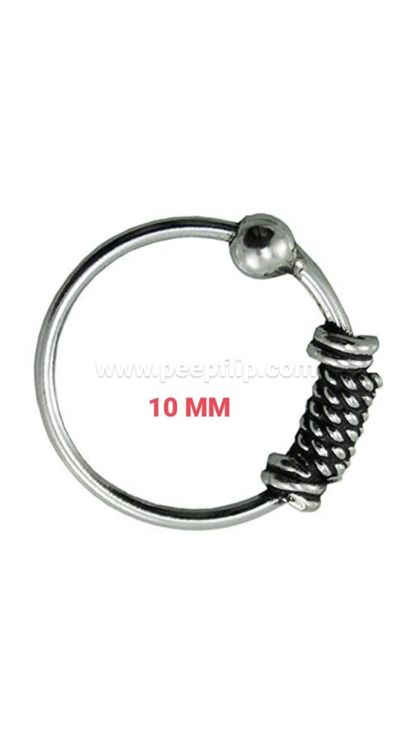 92.5 Silver Sterling Designer Nose Ring